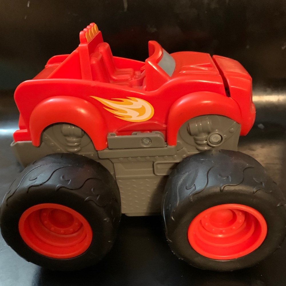 Transforming fire truck